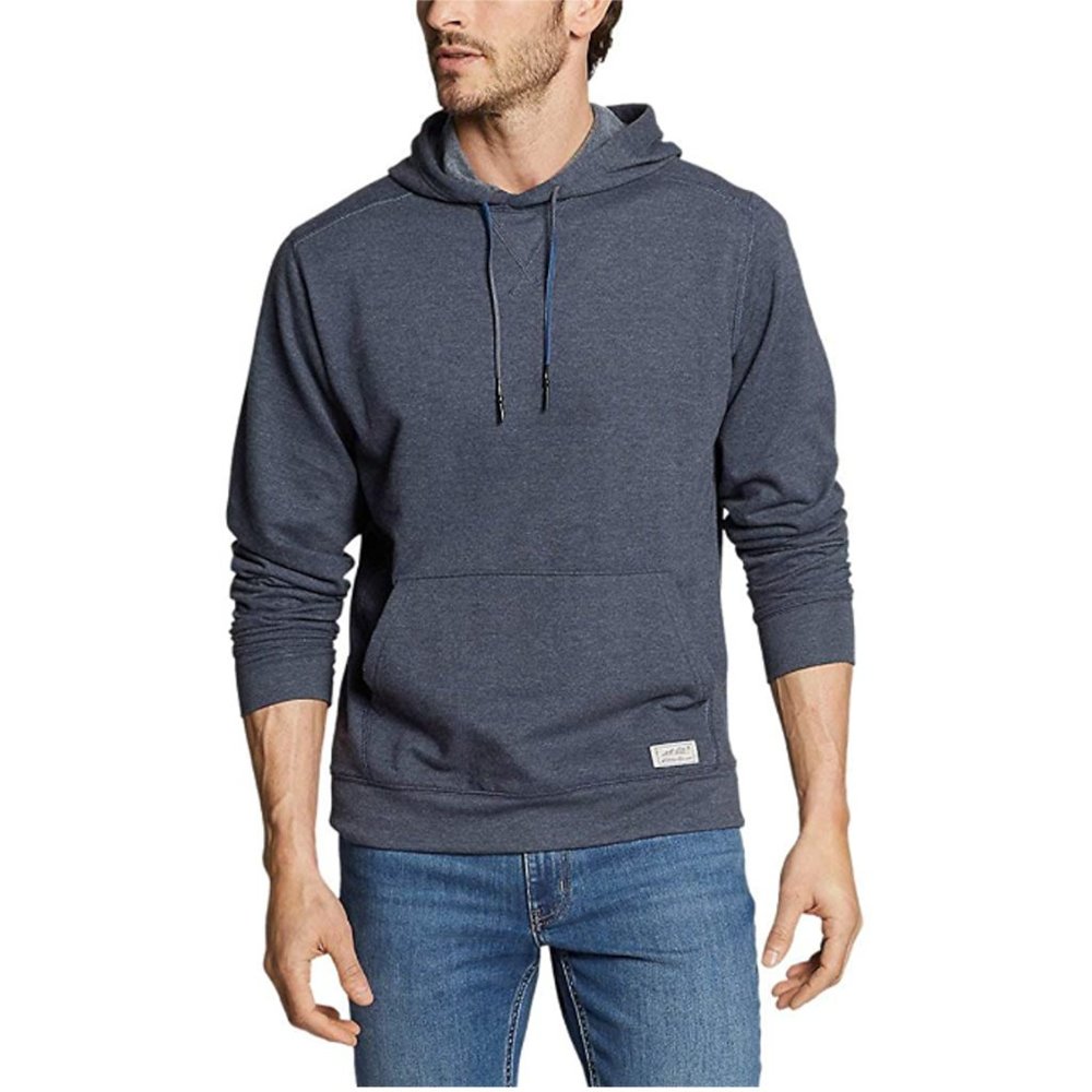 Eddie Bauer Camp Fleece Pullover Hoodie Blue